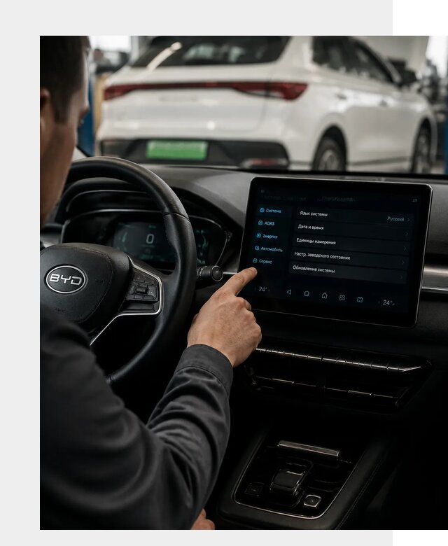 Русификация BYD E2 в Воскресенске от 15404 р. | ФастМобиль-Вск под ключ